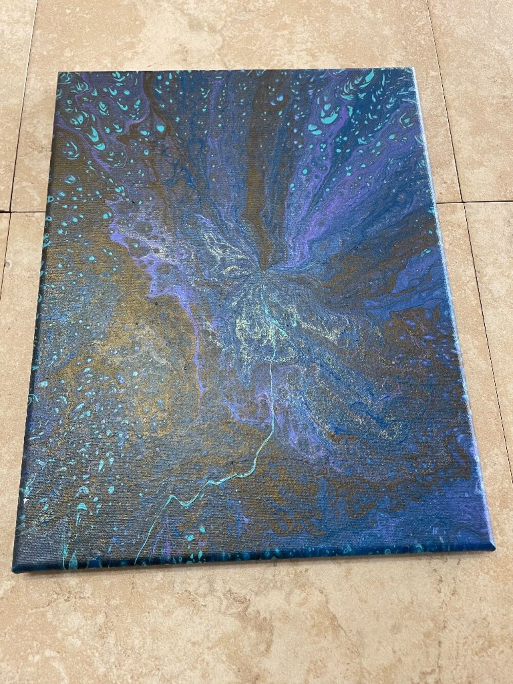 11" x 14" canvas painting